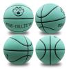 MINDCOLLISION Smiling Face Basketballs, Moisture-Absorbing and Wear-Resistant Soft Pu Leather, Good Grip, Suitable for Indoor and Outdoor Training and Competition,Green,No. 5 view 4