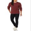 Amazon Essentials Men's Long-Sleeve 100% Cotton Fisherman Cable Crewneck Sweater, Oxblood, XX-Large view 4