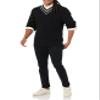 Amazon Essentials Men's Cable Knit V-Neck Sweater, Black, XX-Large view 3