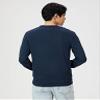 Amazon Essentials Men's Long-Sleeve Crewneck Sweater, 100% Cotton, Big & Tall Options Available, Navy, 6X-Large Big view 2
