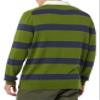Amazon Essentials Men's Rugby Sweater, Olive Stripe, X-Small view 2