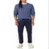 Amazon Essentials Men's Long-Sleeve 100% Cotton Fisherman Cable Crewneck Sweater, Dark Blue, X-Large view 4