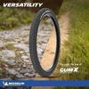 Michelin Force XC2 Performance Mountain Bike Tire, 29x2.25, Folding, Tubeless Ready, Gum-X Rubber Compound, HDPROTECTION, 3x60TPI, Black view 2