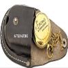 Brass Engraved Pocket Compass with Leather Case | Be Strong and Courageous Engraved Compass Gift Compass, Push Button 5 cm Pocket, Confirmation Gift Ideas, Baptism view 4