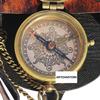 Pocket Compass for Hiking, Survival Instrument Antique So You Can Always Find Your Way Back Home Engraved Camping Pocket Compass Nautical Vintage Navigation Outdoor view 2