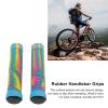 Alomejor 1 Pair 22.2mm Rubber Handlebar Grips Handlebar Cover Mountain Handle Cover(Yellow Green Color) view 3