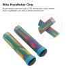 Alomejor 1 Pair 22.2mm Rubber Handlebar Grips Handlebar Cover Mountain Handle Cover(Yellow Green Color) view 4