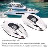 Ymiko Boat Navigation Light, One Pair Marine LED Navigation Light, LED Green Red IP66 1 Nautical Mile Visibility Sailing Lamp for Pontoons Yachts view 2