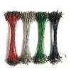 PISCORUSH 50pcs Fishing Wire Leaders Nylon-Coated Fishing Line Trace Lure Leaders with Swivels and Snaps Stainless Steel Fishing Tackle Leaders Tackle (Silver, 12inch 50PCS) view 3