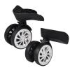 2Pcs Replacement Swivel Wheels, 360  Swivel Plastic Luggage Suitcase Wheels, Universal Wheel DrawBar Box Accessory-Black view 4