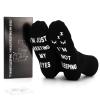 DNTLKUP Funny Gifts for Dad Fathers Day Men Women Cute Novelty lovely Socks: Im Not Sleeping Im Just Resting My Eyes (US, Alpha, Large, Regular, Regular, Eyelash) view 1