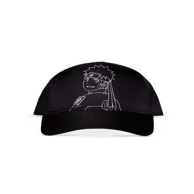 Difuzed Naruto Men's Boys Adjustable Cap, black