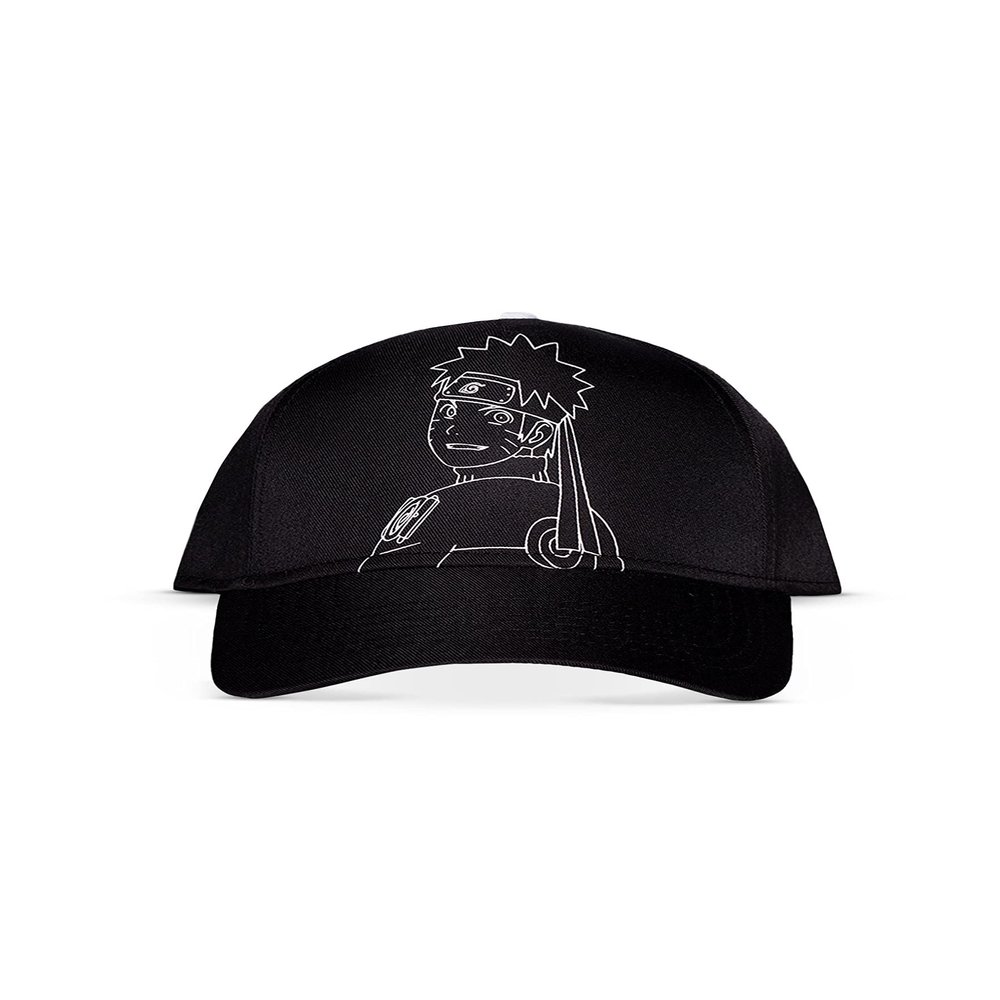 Difuzed Naruto Men's Boys Adjustable Cap, black