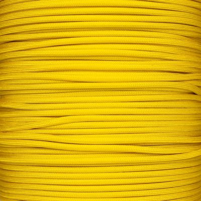 Mil Spec Type III 550 Paracord  7 Strand Core  Nylon Commercial Grade, Parachute Cord, Survival Cord (25 Feet, Yellow)
