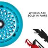110mm x 24mm Lotus Wheel (Blue) view 3