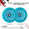 110mm x 24mm Lotus Wheel (Blue) view 4