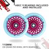 110mm x 24mm Lotus Wheel (Pink/Glow-in-Dark) view 4