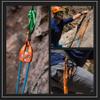 ARMBURY Polyamide Sling - Climbing Equipment Suited for Multi-Pitch and Rock Climbing | UIAA Certified |16mm x 80cm | (Blue) view 3
