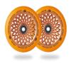 110mm x 24mm Lotus Wheel (Orange) view 1