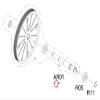 Drive Pulley Assembly 1000366302 Works W Fitness Evolve 3-02 - EP583B Elliptical view 2
