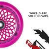 110mm x 24mm Lotus Wheel (Pink) view 3