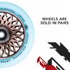 110mm x 24mm Lotus Wheel (Copper/Glow-in-Dark) view 3