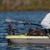 Pelican Transom Kayak Motor Mount - Quick & Easy Trolling Motor Setup - The Catch Series - Black view 4