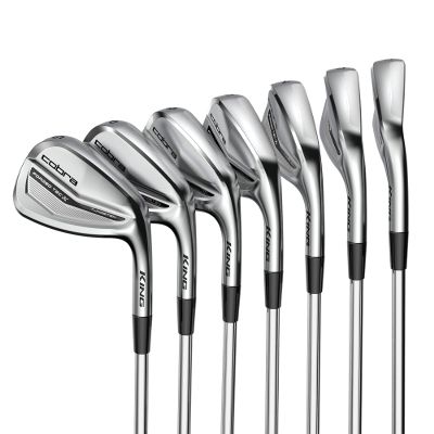 Cobra Golf 2022 King Forged Tec X Iron Set (Men's, Left Hand, KBS Tour Lite, Reg Flex, 5-GW)