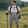 EKLENTSON Mens Long Shorts Elastic Waist Work Cargo Shorts Men Outwear Camping Fishing Hiking Shorts for Men, Light Gray, 34 view 3