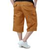 EKLENTSON Mens Cargo Short Pants Soft Relaxed Fit Shorts for Men Travel Casual Shorts for Men with Pockets, Earthy Yellow, 32 view 4