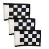 Purchase Green 6x 8 Checkered Golf Pole Flag 3pack Bundle- UV Resistant, 400 Denier Nylon Material (Black White) view 1