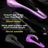 GORIX Bike Short Saddle Seat Short Nose Lightweight MTB Road Bicycle(GX-NUROSU) (Black) view 2