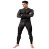 Agoky Mens See Through Wrestling Singlet Sissy Slim Fit Zipper Bodysuit Jumpsuit Romper Black Large view 2