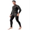 Agoky Mens See Through Wrestling Singlet Sissy Slim Fit Zipper Bodysuit Jumpsuit Romper Black Large view 3