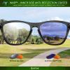 Acefrog AR Coated Polarized Replacement Lenses for Oakley Antix Sunglasses - Midnight Blue view 4
