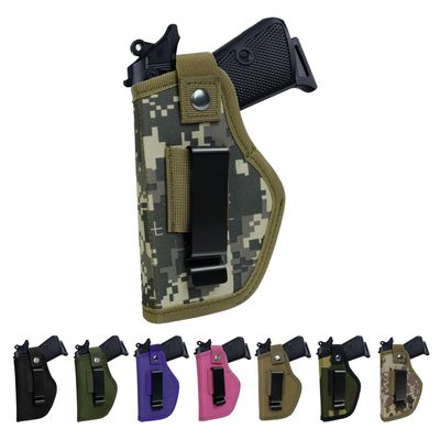 Universal Gun Holsters for Men Women, IWB/OWB 9mm Holsters for Pistols Right Left, 380 Gun Holster, Concealed Carry Holster Fits S&W M&P Shield Glock 17 19 26 27 42 43 Revolver, Similar Handguns