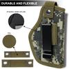 Universal Gun Holsters for Men Women, IWB/OWB 9mm Holsters for Pistols Right Left, 380 Gun Holster, Concealed Carry Holster Fits S&W M&P Shield Glock 17 19 26 27 42 43 Revolver, Similar Handguns view 3