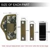Universal Gun Holsters for Men Women, IWB/OWB 9mm Holsters for Pistols Right Left, 380 Gun Holster, Concealed Carry Holster Fits S&W M&P Shield Glock 17 19 26 27 42 43 Revolver, Similar Handguns view 4