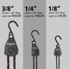 Ayaport Kayak Rope Tie Down Ratchet Straps Bow and Stern Ratcheting Tie Downs Rope Hanger Kayak and Canoe Accessories view 4
