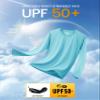 UPF 50 Sun Protection Shirts for Men - Long Sleeve UV Protection Quick Dry Athletic Hiking Shirts - Ice Blue view 3