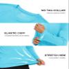 UPF 50 Sun Protection Shirts for Men - Long Sleeve UV Protection Quick Dry Athletic Hiking Shirts - Ice Blue view 4