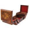 Aleafa Armlet Home Presents Jewellery Box for Women Wooden Flip Flap Flower Design Handmade Gift, 8 Inches #Aport-2438 view 3