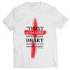 lepni.me Mens T-Shirt Trust in The Lord with All Your Heart Christian Bible Verse Religious Gifts (XXL White Multi Color) view 1