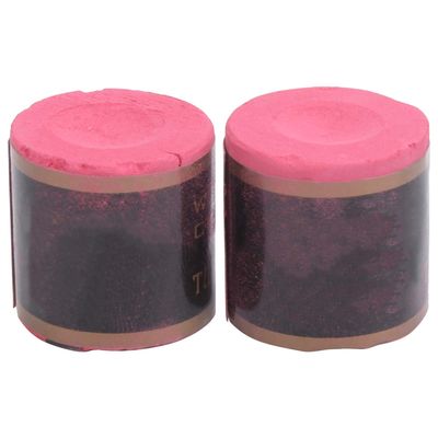 Estink Professional Billiards Cue Chalk Red 2 Pack Non Slip for Accuracy Friction Control