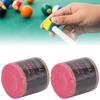 Estink Professional Billiards Cue Chalk Red 2 Pack Non Slip for Accuracy Friction Control view 2