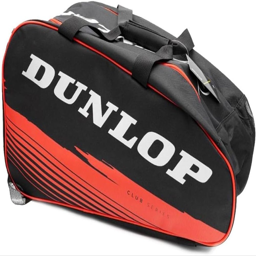 Dunlop Sports Paletero Club Padel Bag, Black/Red V22