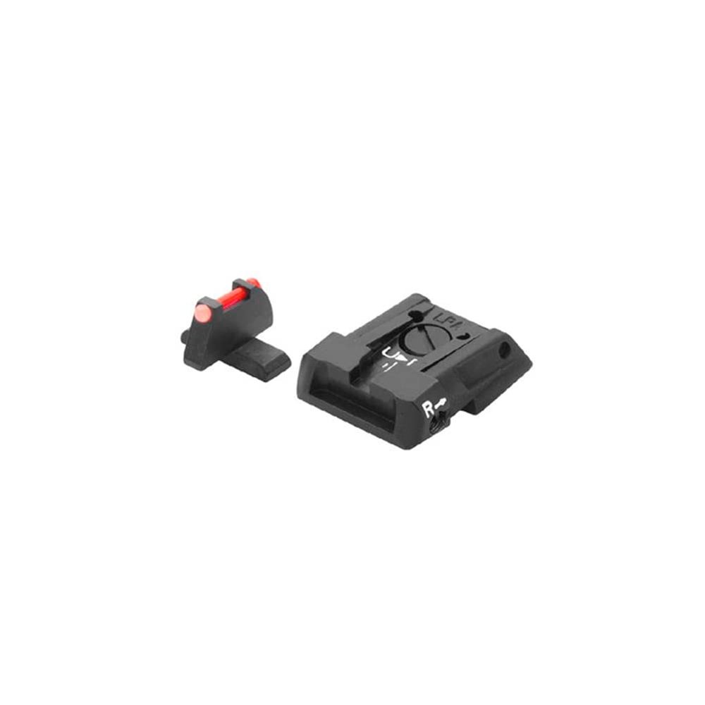 Beretta Adjustable 2 White Dot Sight Kit for APX Full-Size/Compact/Centurion - Fiber Optic Front Sight & Blacked Rare Sight