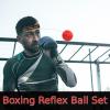Adjustable Set 4 Balls + 2 Headbands for Boxing Training, Hand-Eye Coordination, Speed & Reflex Improvement, Novice Friendly view 4