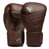 Hayabusa T3 Kanpeki Leather Boxing Gloves Men and Women for Training Sparring Heavy Bag and Mitt Work - Walnut Brown, 16oz view 1