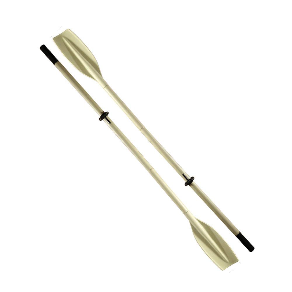 Oceansouth Heavy Duty Aluminum Oars (Split Shaft) with Oar Locks ((8.5'))